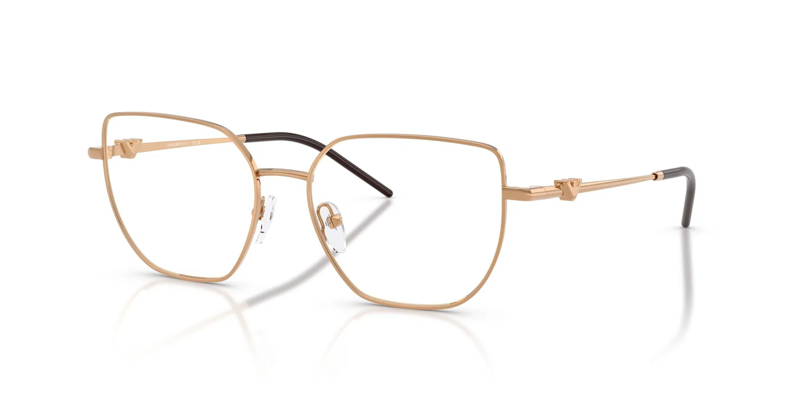 Emporio Armani 1176 Eyeglasses - Shiny Pale Gold - view 15